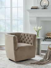 A2Z Furniture - Ashley Furniture - Hayesler Swivel Accent Chair - Swivel Accent Chair / Cocoa - A3000661